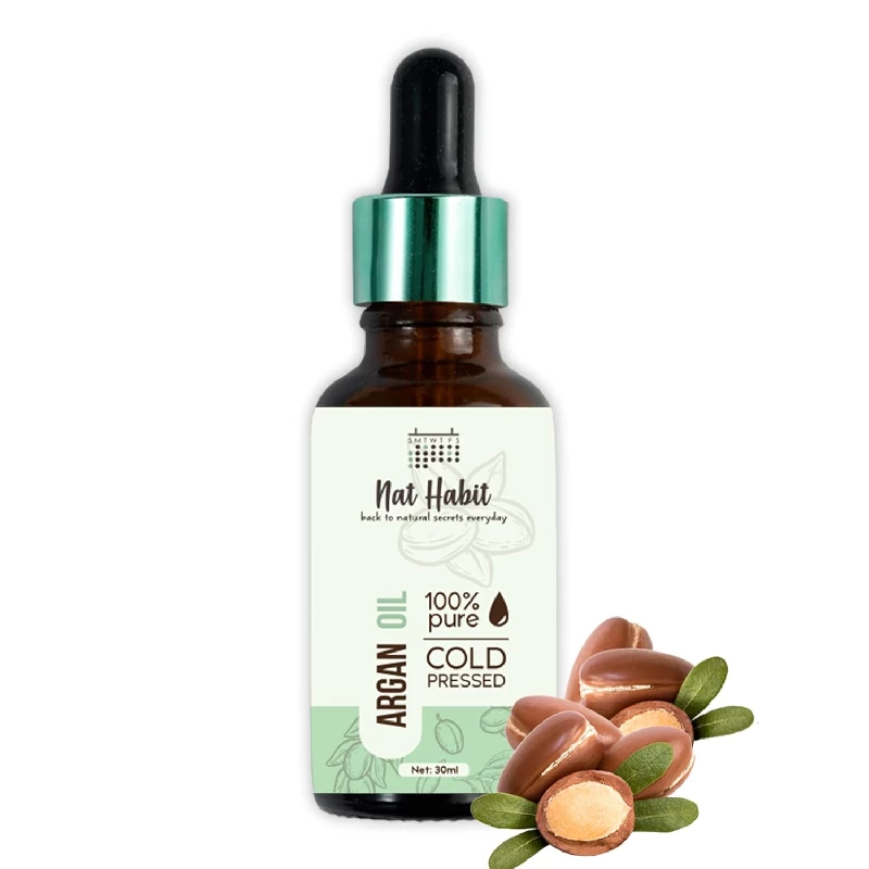 Nat Habit Cold Pressed Pure Argan Oil, 30 ml-1.webp